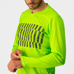 Maillot manches longues Castelli Trail Tech Tee - Vert
