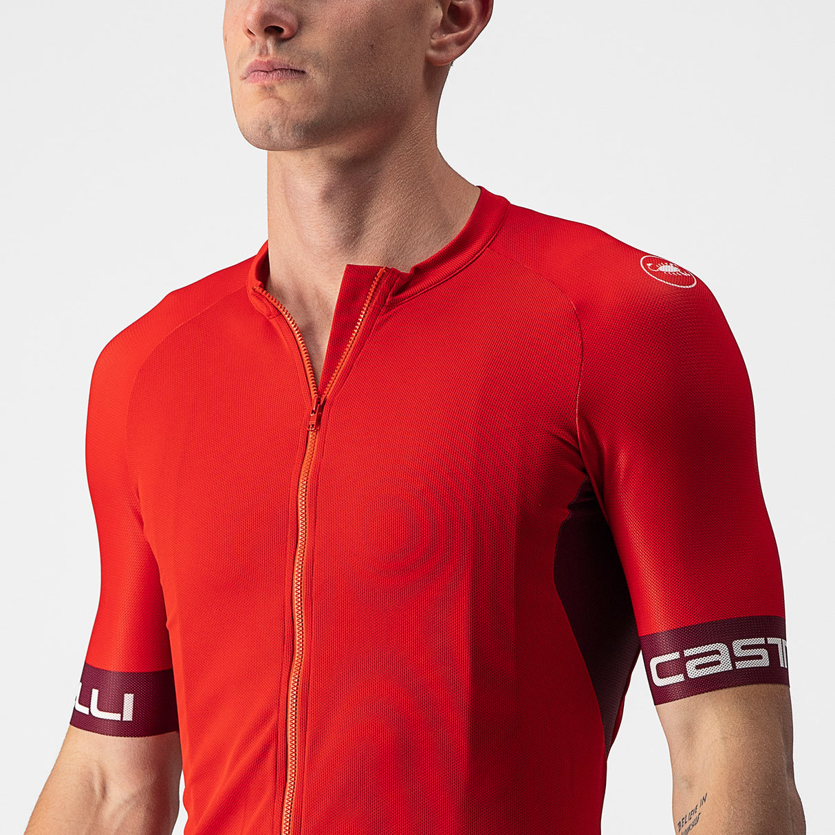 Maglia Castelli Entrata 6 - Rosso bordeaux - A