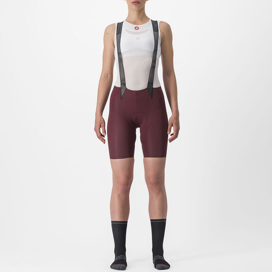 Culotte Castelli mujer Free Aero RC - Bordeaux