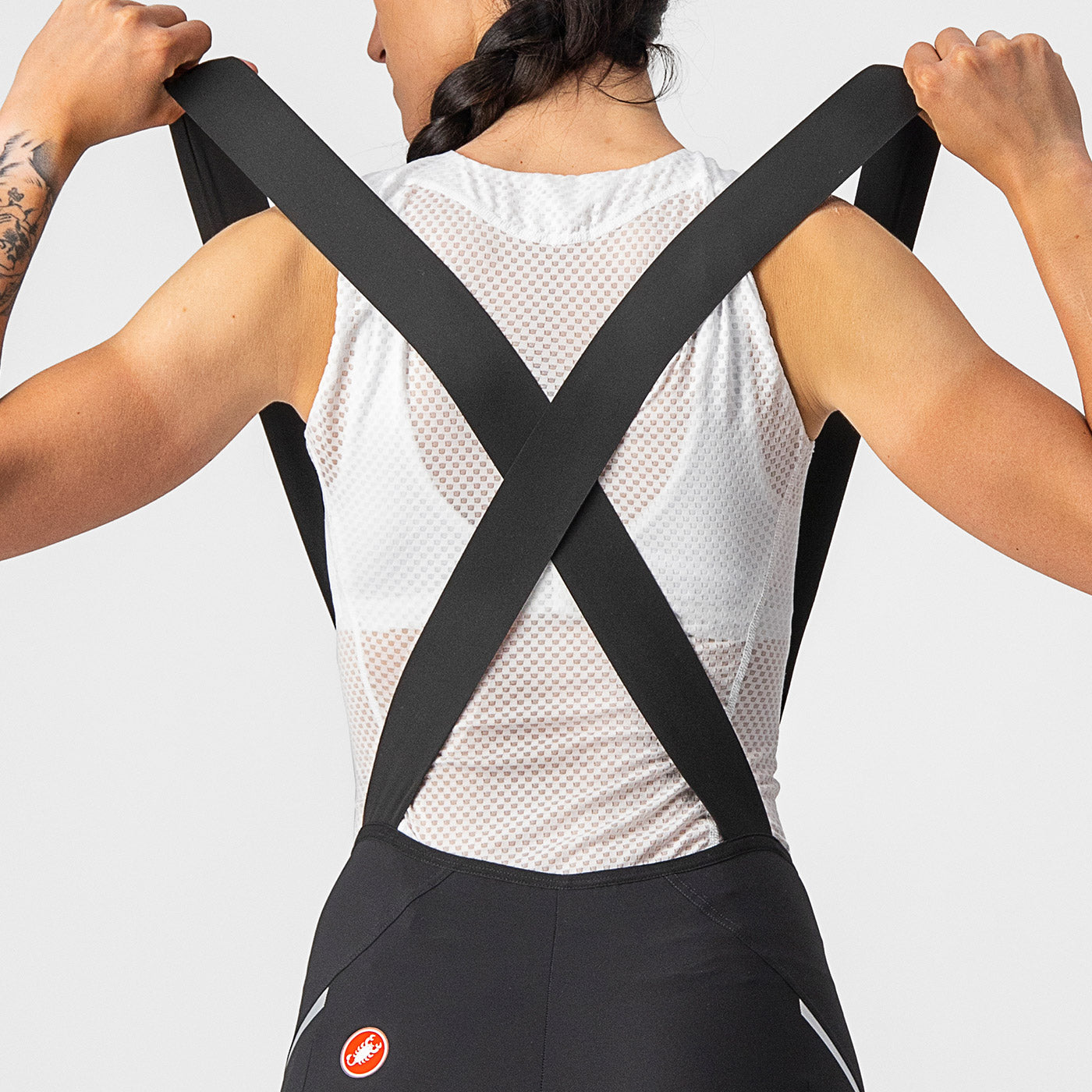 Salopette donna Castelli Velocissima 3 - Nero grigio - D
