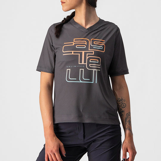 Castelli Trail Tech woman jersey - Grey