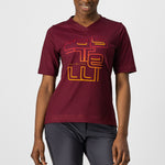 Maillot mujer Castelli Trail Tech - Bordeaux