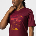 Maillot mujer Castelli Trail Tech - Bordeaux