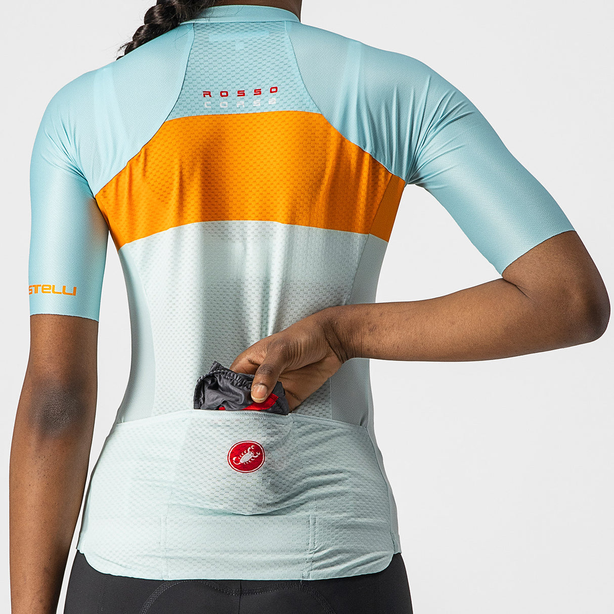 Maglia donna Castelli Aero Pro - Azzurro - G