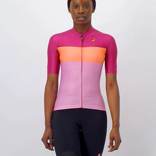 Maglia donna Castelli Aero Pro - Rosa fucsia - L