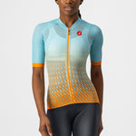 Castelli Climber's 2.0 woman jersey - Light blue orange