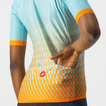 Castelli Climber's 2.0 woman jersey - Light blue orange