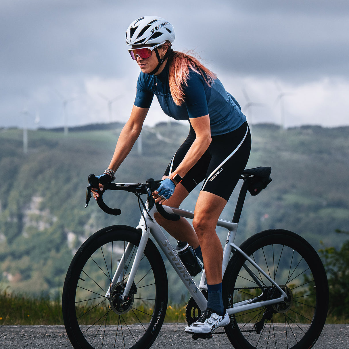 Maglia donna Castelli Velocissima - Blu - A