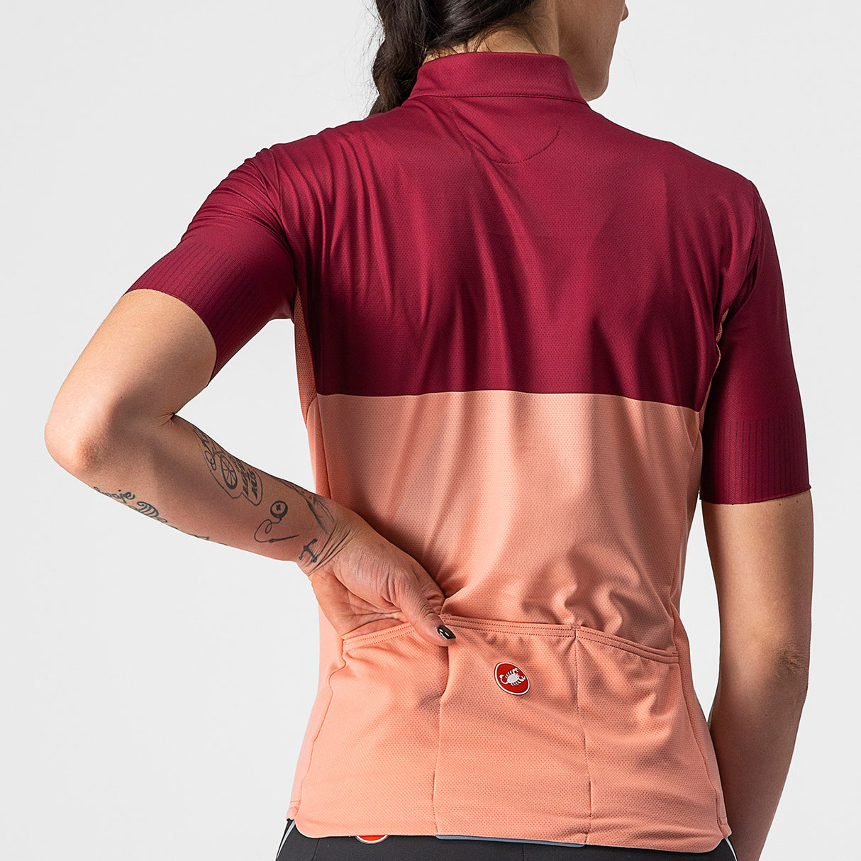 Maglia donna Castelli Velocissima - Bordeaux - B