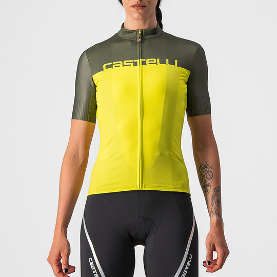 Maglia donna Castelli Velocissima - Giallo