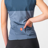 Maglia donna senza maniche Castelli Velocissima - Blu - D