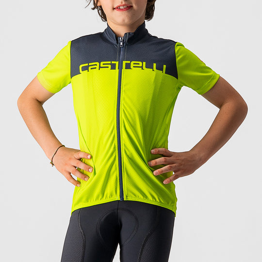 Castelli Neo Prologo kid jersey - Yellow