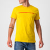 T-Shirt Castelli Ventaglio - Amarillo