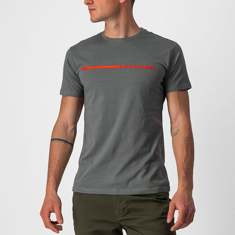T-Shirt Castelli Ventaglio - Grigio - F
