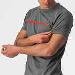 T-Shirt Castelli Ventaglio - Gris