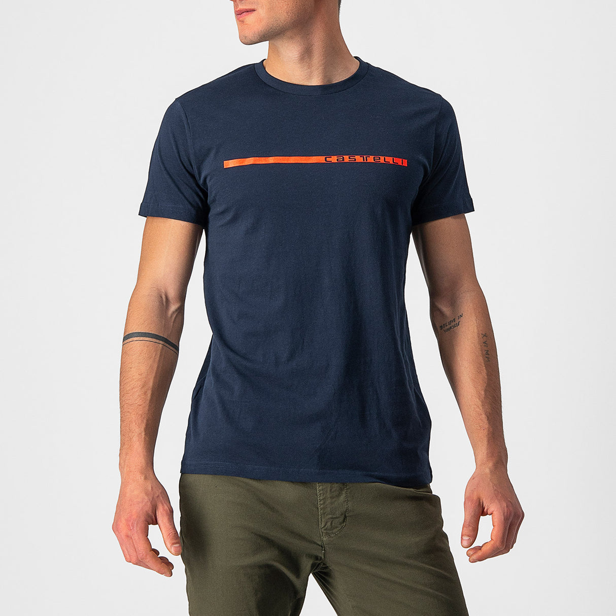 T-Shirt Castelli Ventaglio - Blu - C