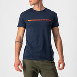 T-Shirt Castelli Ventaglio - Blu - C