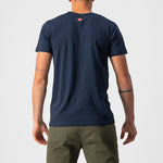T-Shirt Castelli Ventaglio - Blu