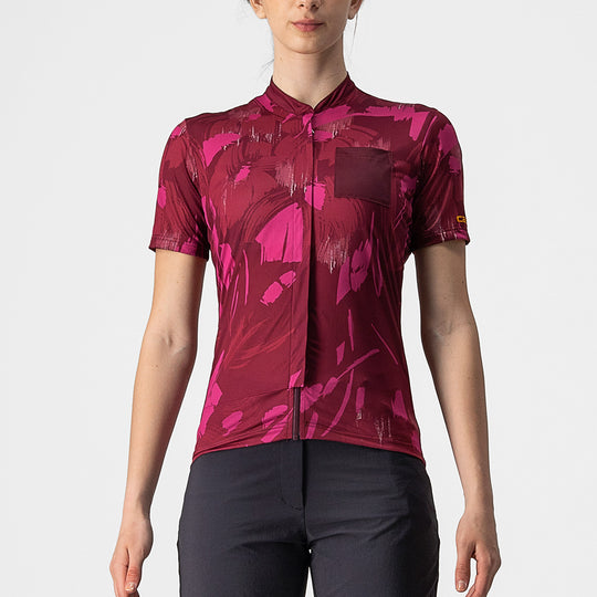 Maglia donna Castelli Unlimited Sentiero - Bordeaux