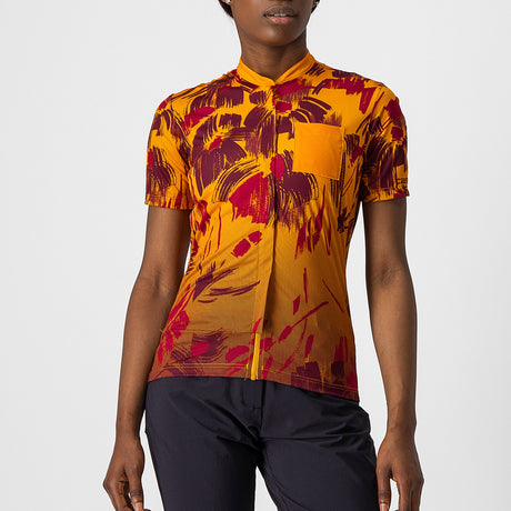 Maglia donna Castelli Unlimited Sentiero - Arancio - G
