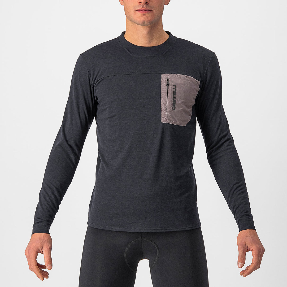 Maglia maniche lunghe Castelli Unlimited Merino - Nero - L