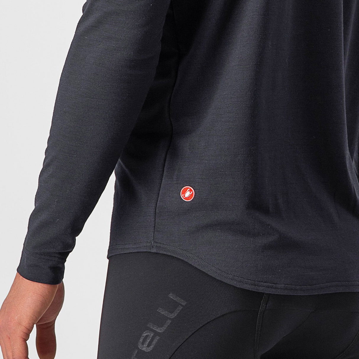Maglia maniche lunghe Castelli Unlimited Merino - Nero - P