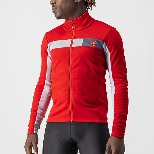 Castelli Mortirolo 6S jacket - Red