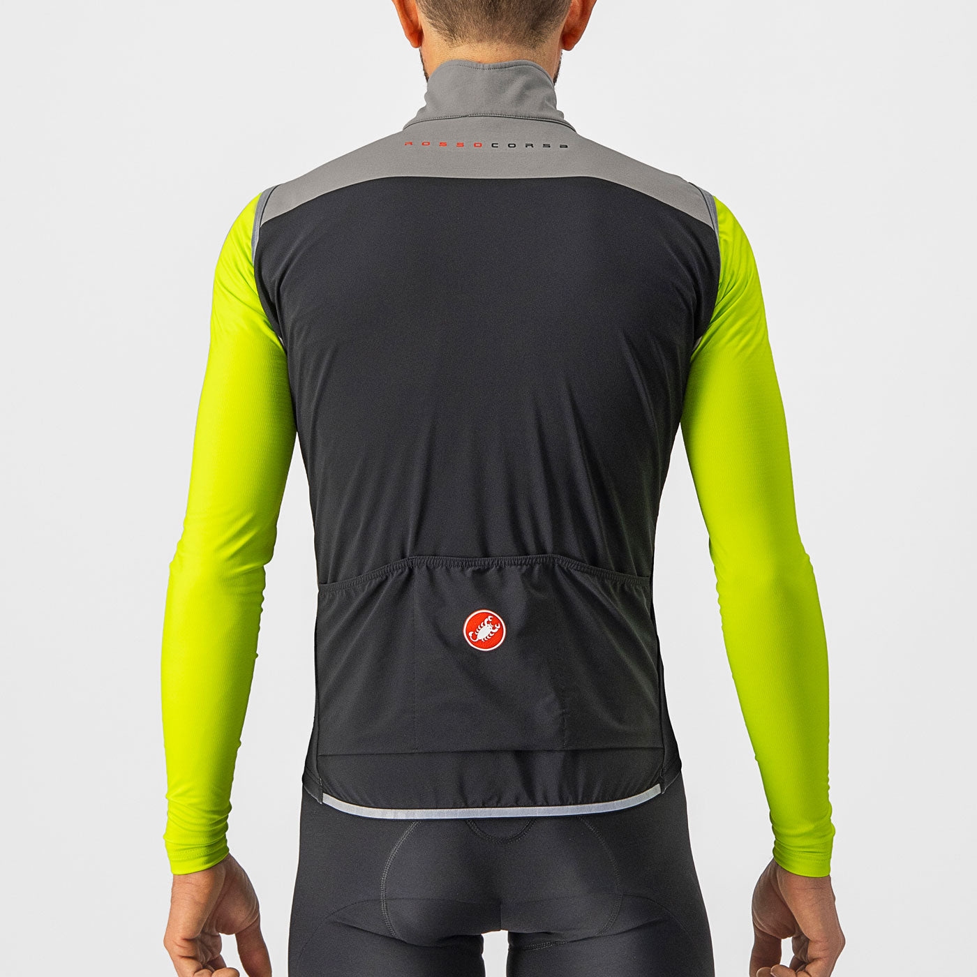 CASTELLI Gilet Sportivo Uomo Elasticizzato - Antivento E Riflettente - Foto 5