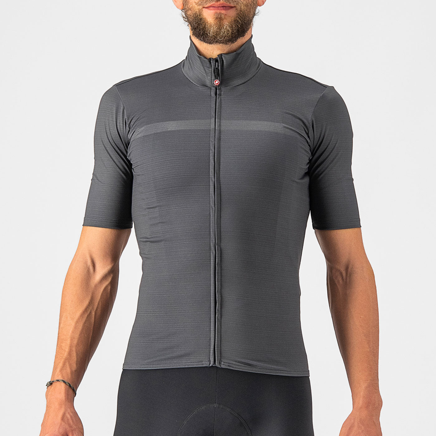 Castelli Pro Thermal Mid jersey Dark grey All4cycling