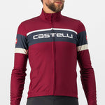 Castelli Passista long sleeves jersey - Bordeaux