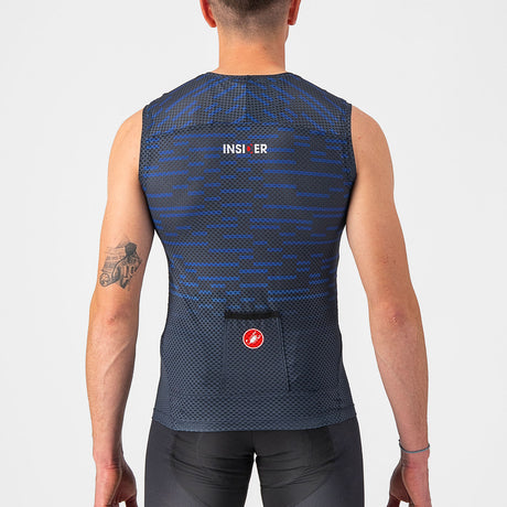 Maglia senza maniche Castelli Insider - Blu - M