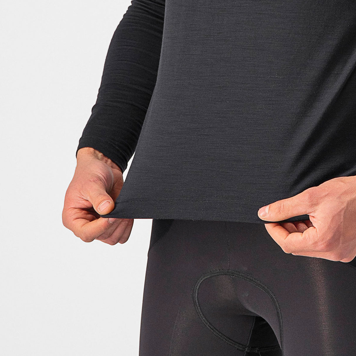 Maglia intima maniche lunghe Castelli Bandito Wool - Nero - A