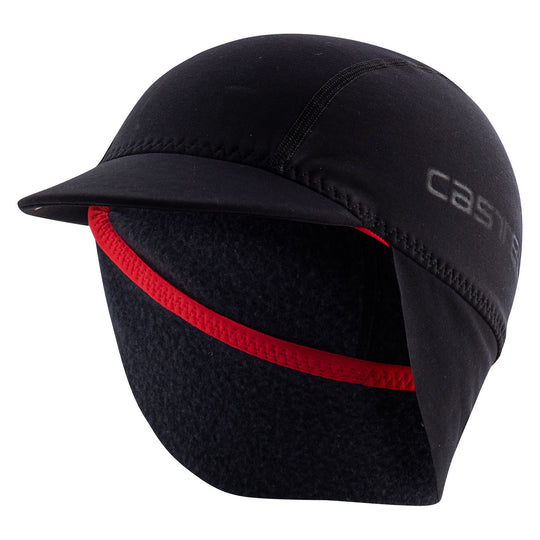 Chapeau d'hiver Castelli Nano Thermal - Noir
