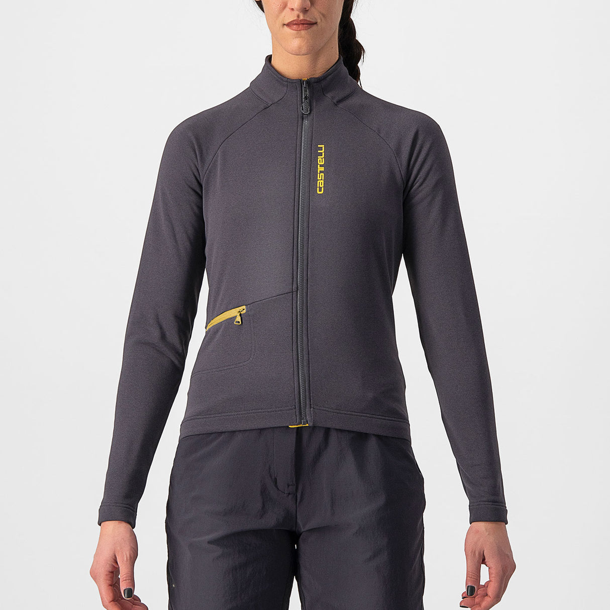 Maglia maniche lunghe donna Castelli Unlimited Trail - Grigio - L