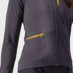 Castelli Unlimited Trail woman long sleeves jersey - Grey