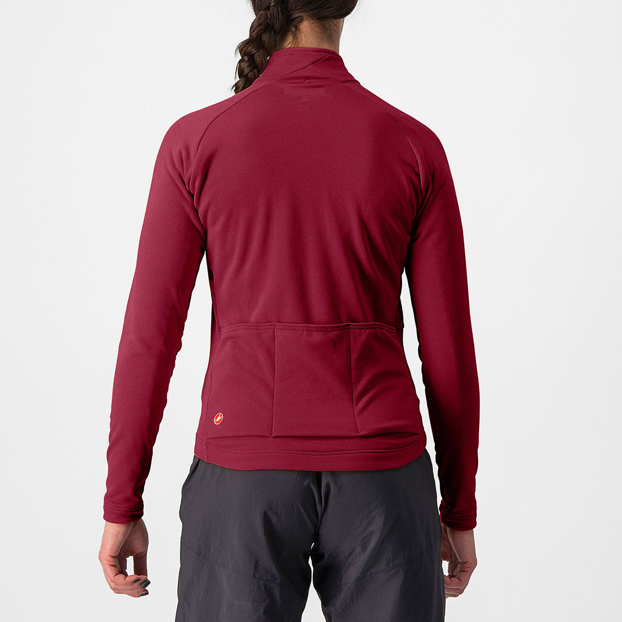 Maglia maniche lunghe donna Castelli Unlimited Trail - Bordeaux - G