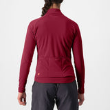 Maglia maniche lunghe donna Castelli Unlimited Trail - Bordeaux - G