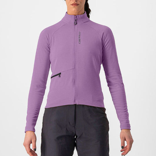 Castelli Unlimited Trail frau Langearm Trikot - Violett