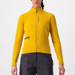 Castelli Unlimited Trail woman long sleeves jersey - Yellow