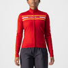Castelli Unlimited Thermal woman long sleeves jersey - Red