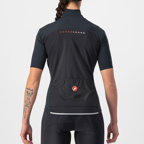 Maglia donna Castelli Perfetto RoS 2W Wind - Nero - B