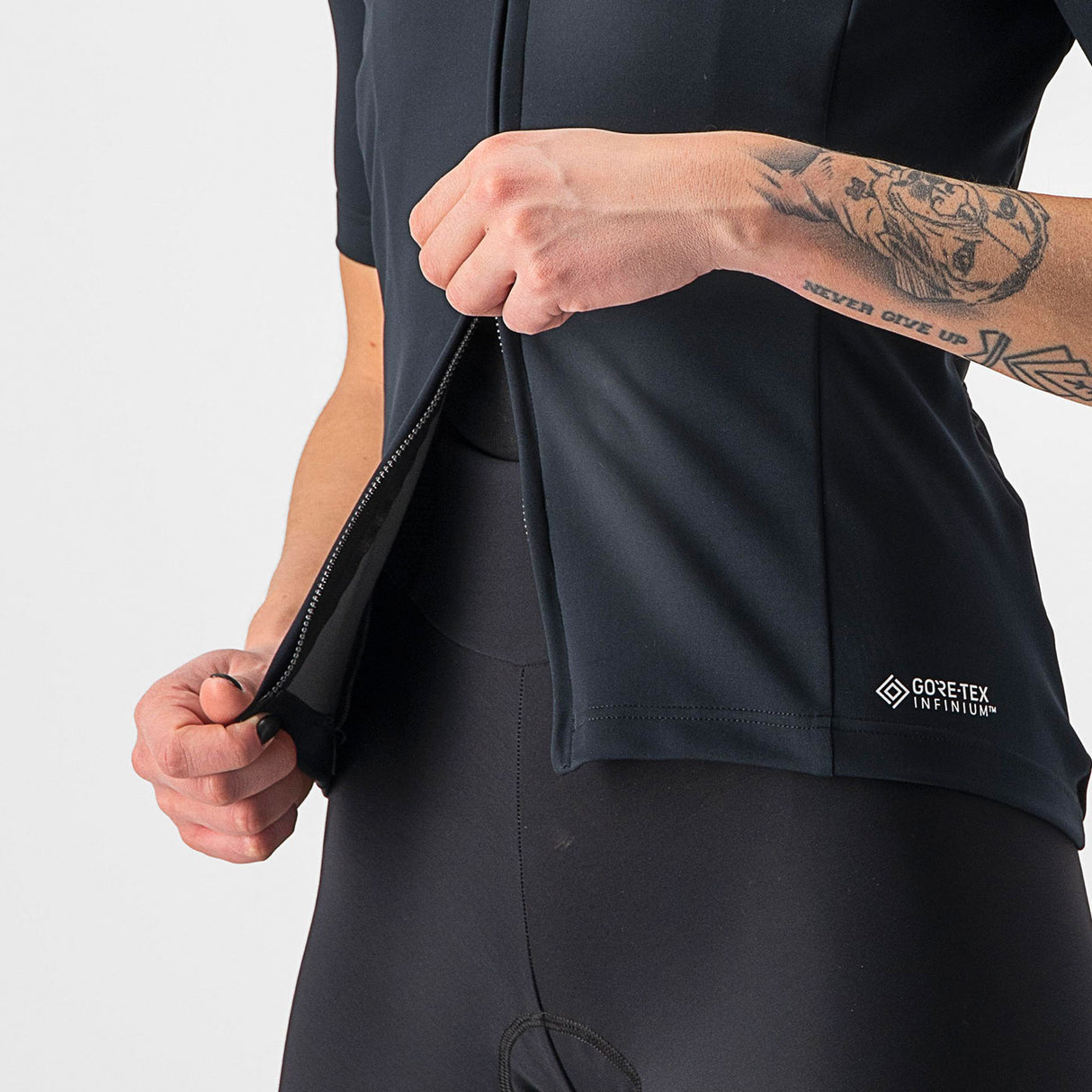 Maglia donna Castelli Perfetto RoS 2W Wind - Nero - E