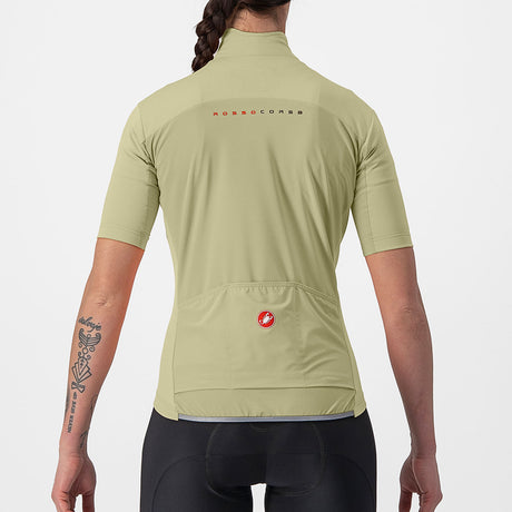 Maglia donna Castelli Perfetto RoS 2W Wind - Verde - E
