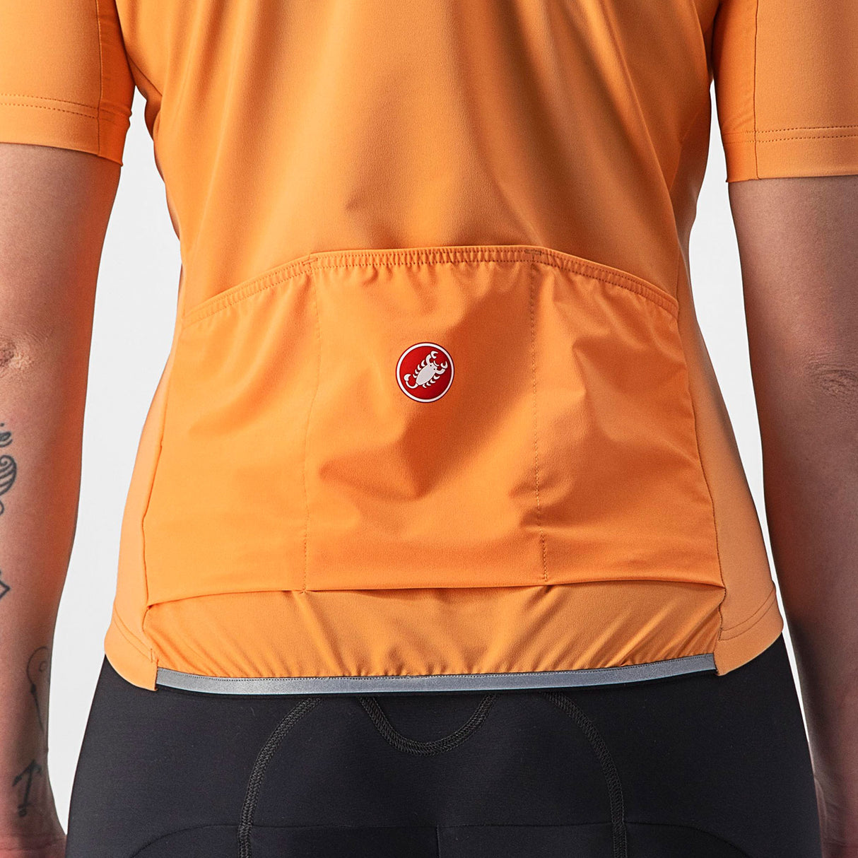 Maglia donna Castelli Perfetto RoS 2W Wind - Arancio - N
