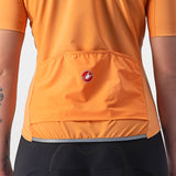 Maglia donna Castelli Perfetto RoS 2W Wind - Arancio - N