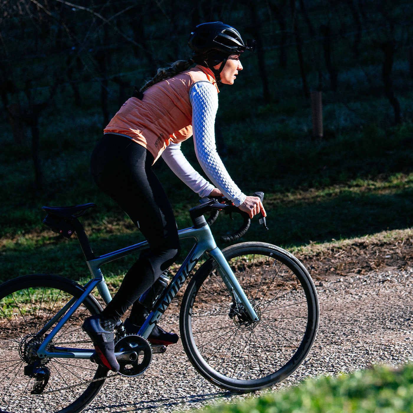 Castelli Perfetto RoS 2 frau weste Orange All4cycling