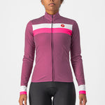 Castelli Volare woman long sleeves jersey - Pink