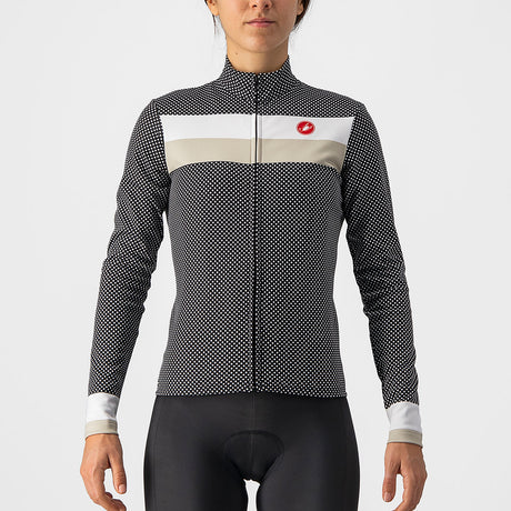 Maglia maniche lunghe donna Castelli Volare - Nero - F
