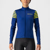 Castelli Autunno woman long sleeves jersey - Blue