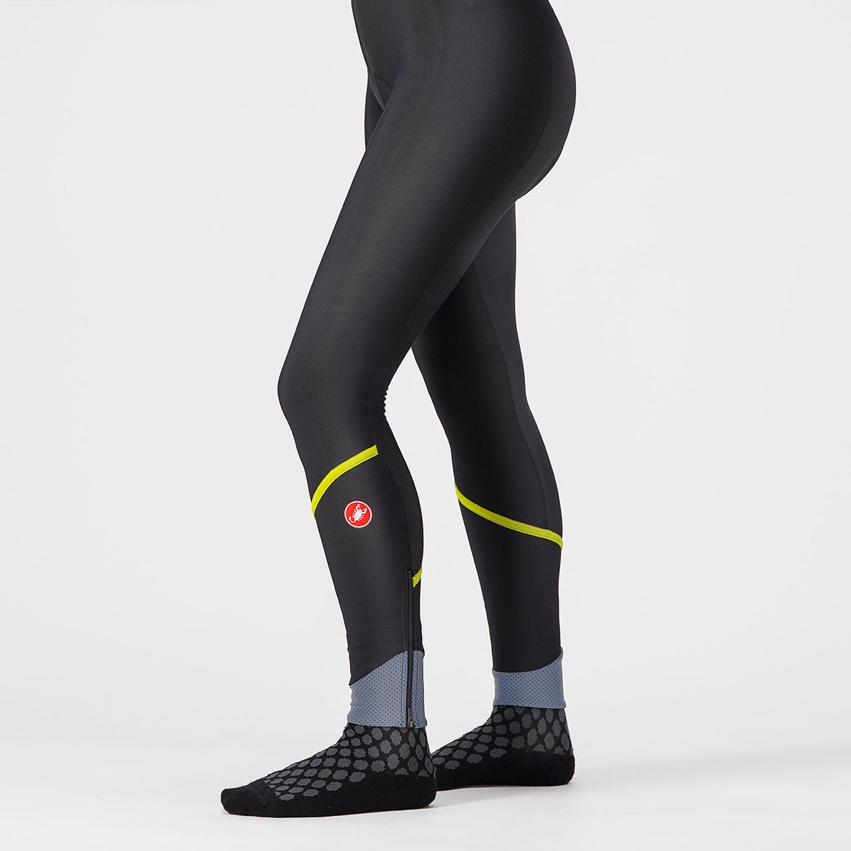 Calzamaglia donna Castelli Velocissima DT - Nero verde - O